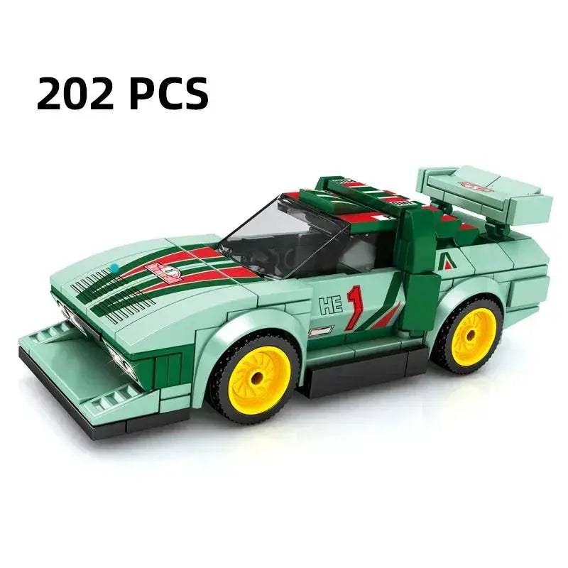 MOC Racing Car Lego Compatible Building Blocks Set For Kids - ToylandEU