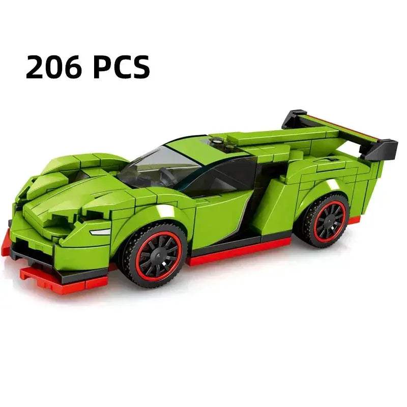 MOC Racing Car Lego Compatible Building Blocks Set For Kids - ToylandEU