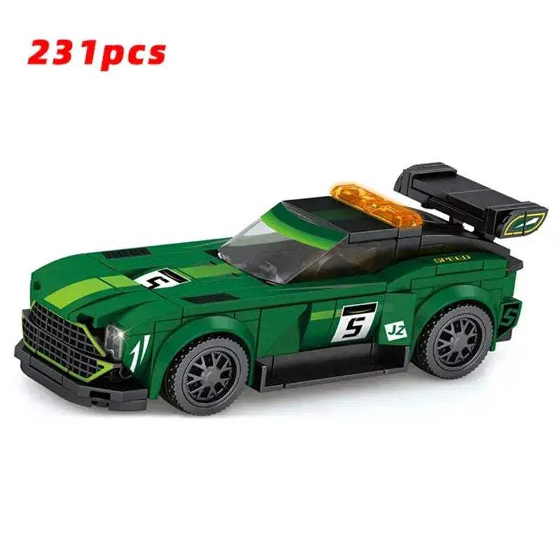 MOC Racing Car Lego Compatible Building Blocks Set For Kids - ToylandEU