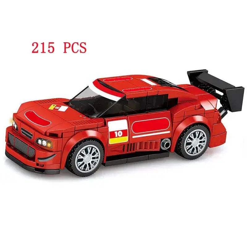 MOC Racing Car Lego Compatible Building Blocks Set For Kids - ToylandEU
