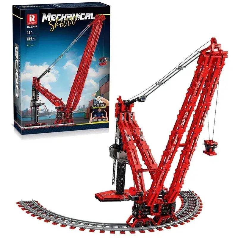 Remote Control Crane Building Blocks LEGO Compatible - ToylandEU