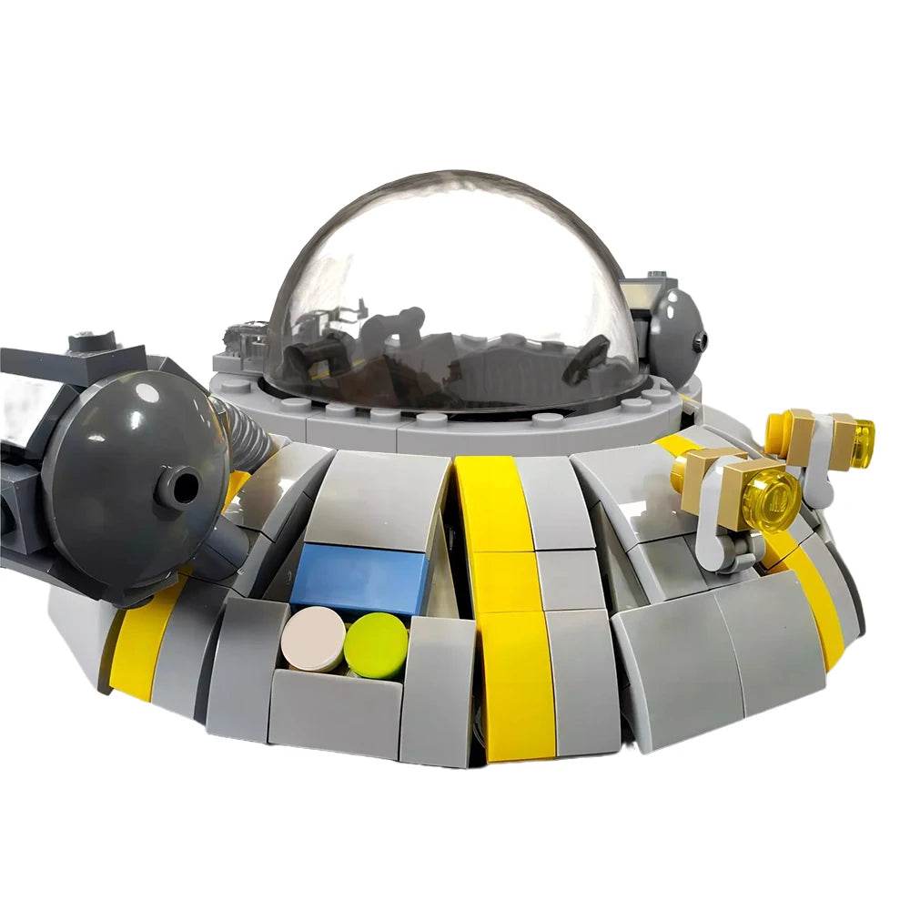 MOC Ricked Ship Figure Butter Robot Spaceship Building Block Set Building Bricks MOC - ToylandEU