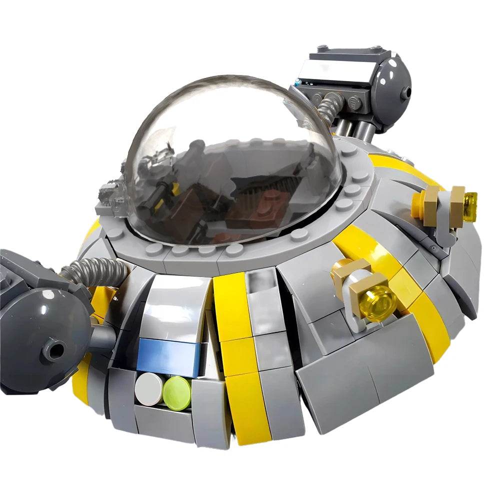 MOC Ricked Ship Figure Butter Robot Spaceship Building Block Set Building Bricks MOC - ToylandEU