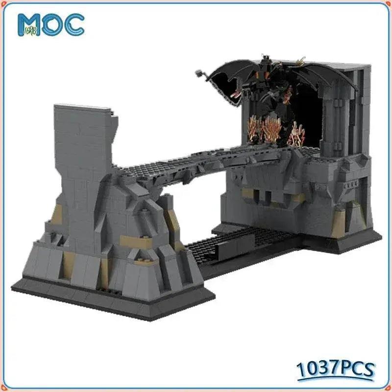  MOC Rings Movie Series Khazad-Dum Bridge Building Block Set Building Bricks MOC -  ToylandEU™