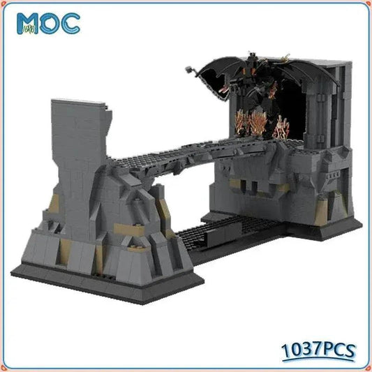  MOC Rings Movie Series Khazad-Dum Bridge Building Block Set Building Bricks MOC -  ToylandEU™