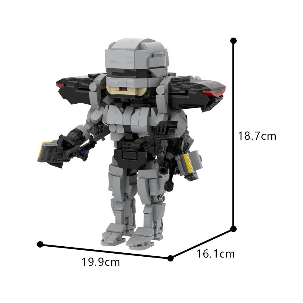 MOC RoboCop Series Collection Building Blocks Classic Model Set - ToylandEU
