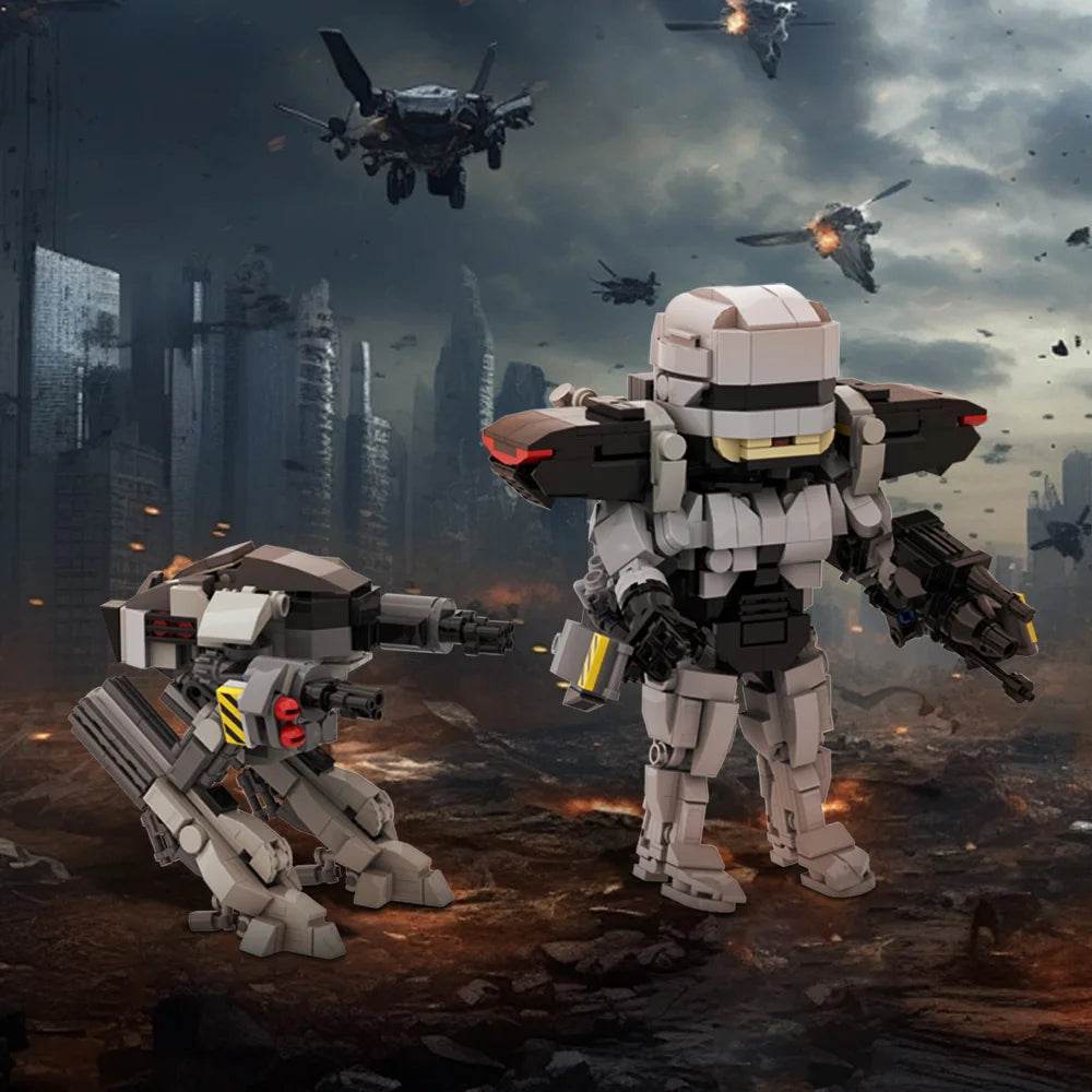 MOC RoboCop Series Collection Building Blocks Classic Model Set - ToylandEU