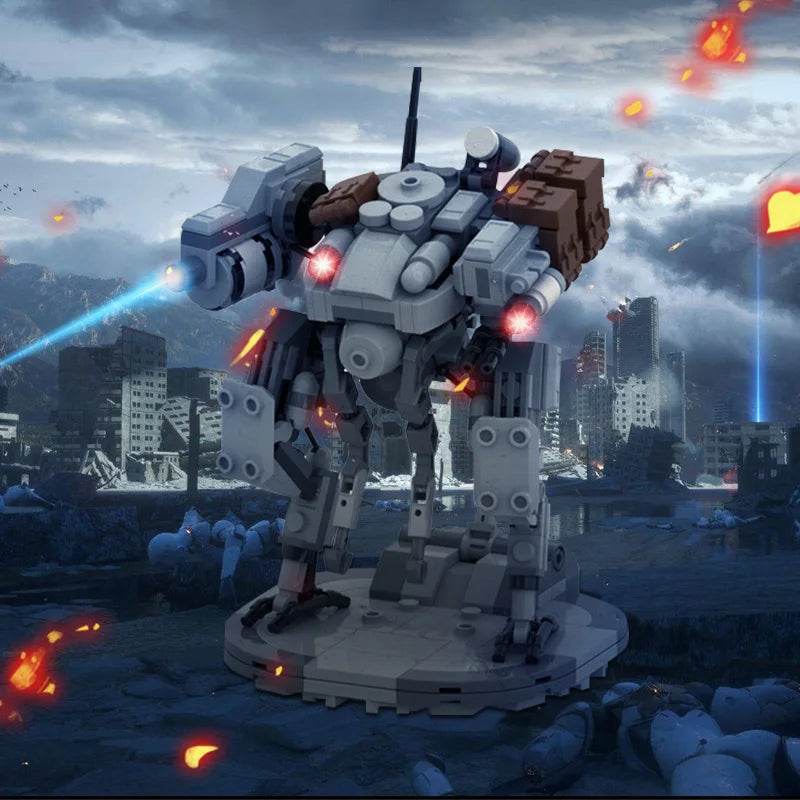 MOC Robot M2A4B Strider V2 Model Building Blocks Tank Building Bricks MOC - ToylandEU