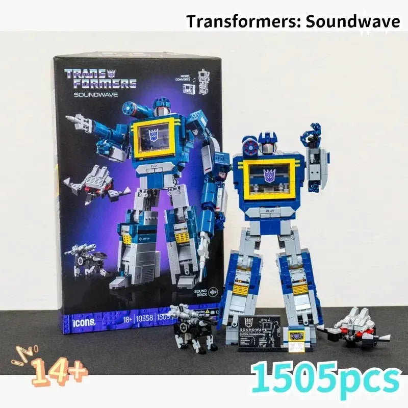 Robot Soundwave Building Blocks Set For Kids Educational Gift - ToylandEU