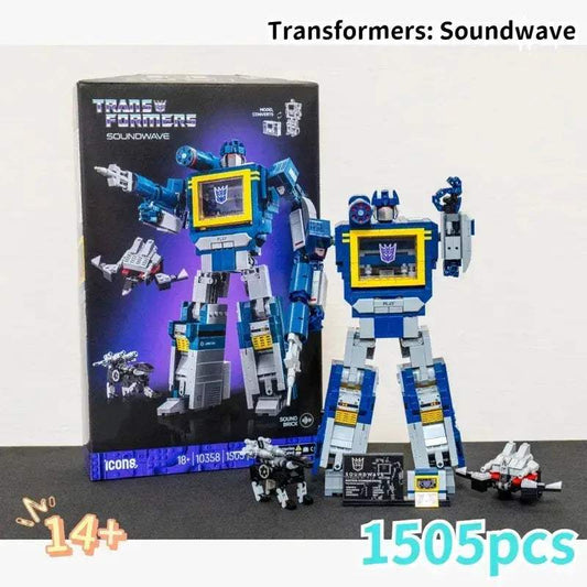 Robot Soundwave Building Blocks Set For Kids Educational Gift - ToylandEU