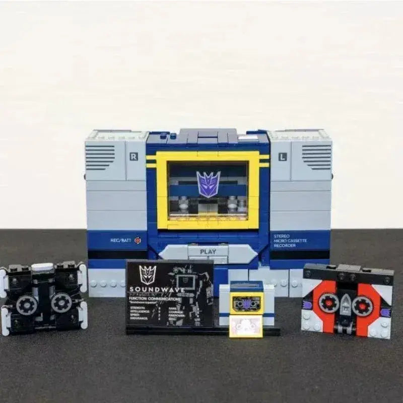 Robot Soundwave Building Blocks Set For Kids Educational Gift - ToylandEU