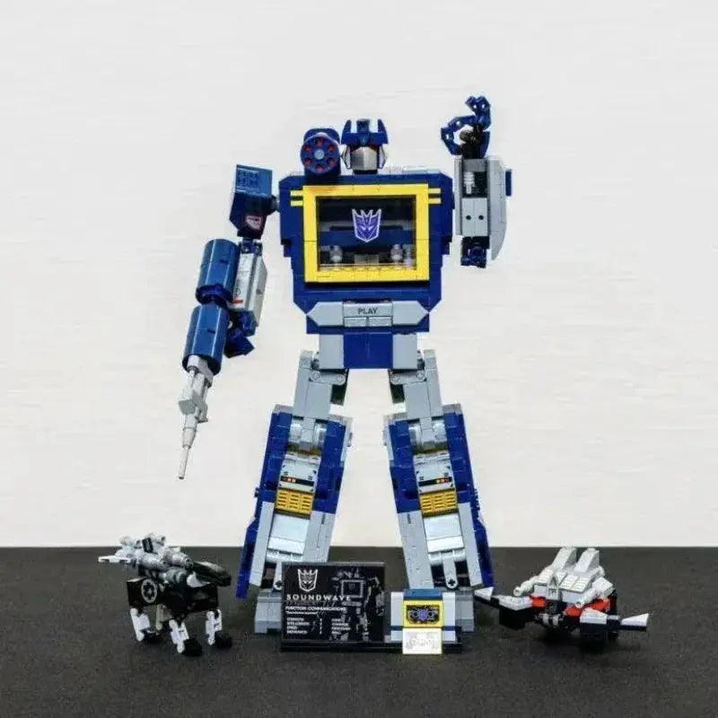 Robot Soundwave Building Blocks Set For Kids Educational Gift - ToylandEU