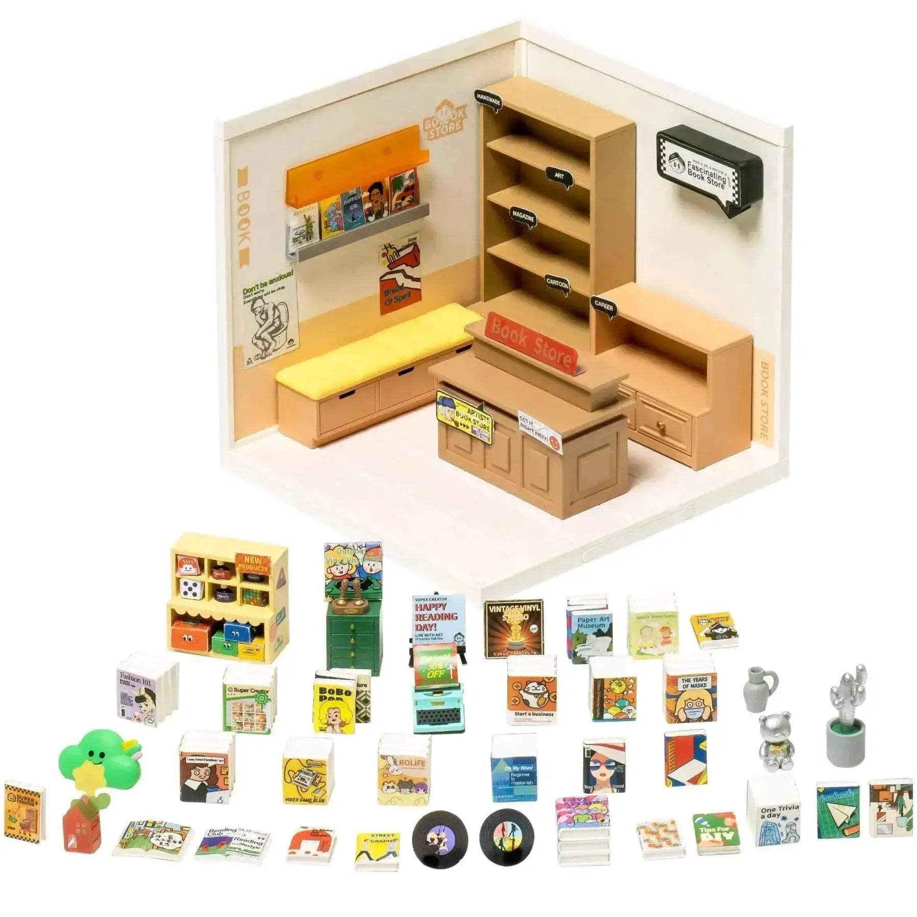 Robotime Rolife Super Creat Plastic Building Blocks DIY Miniature House Kit for Kids and Adults 3D Puzzle Fun 3D Puzzle - ToylandEU