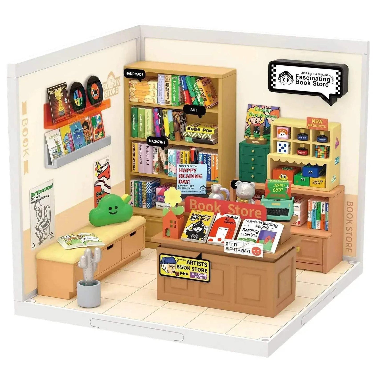 Robotime Rolife Super Creat Plastic Building Blocks DIY Miniature House Kit for Kids and Adults 3D Puzzle Fun 3D Puzzle - ToylandEU