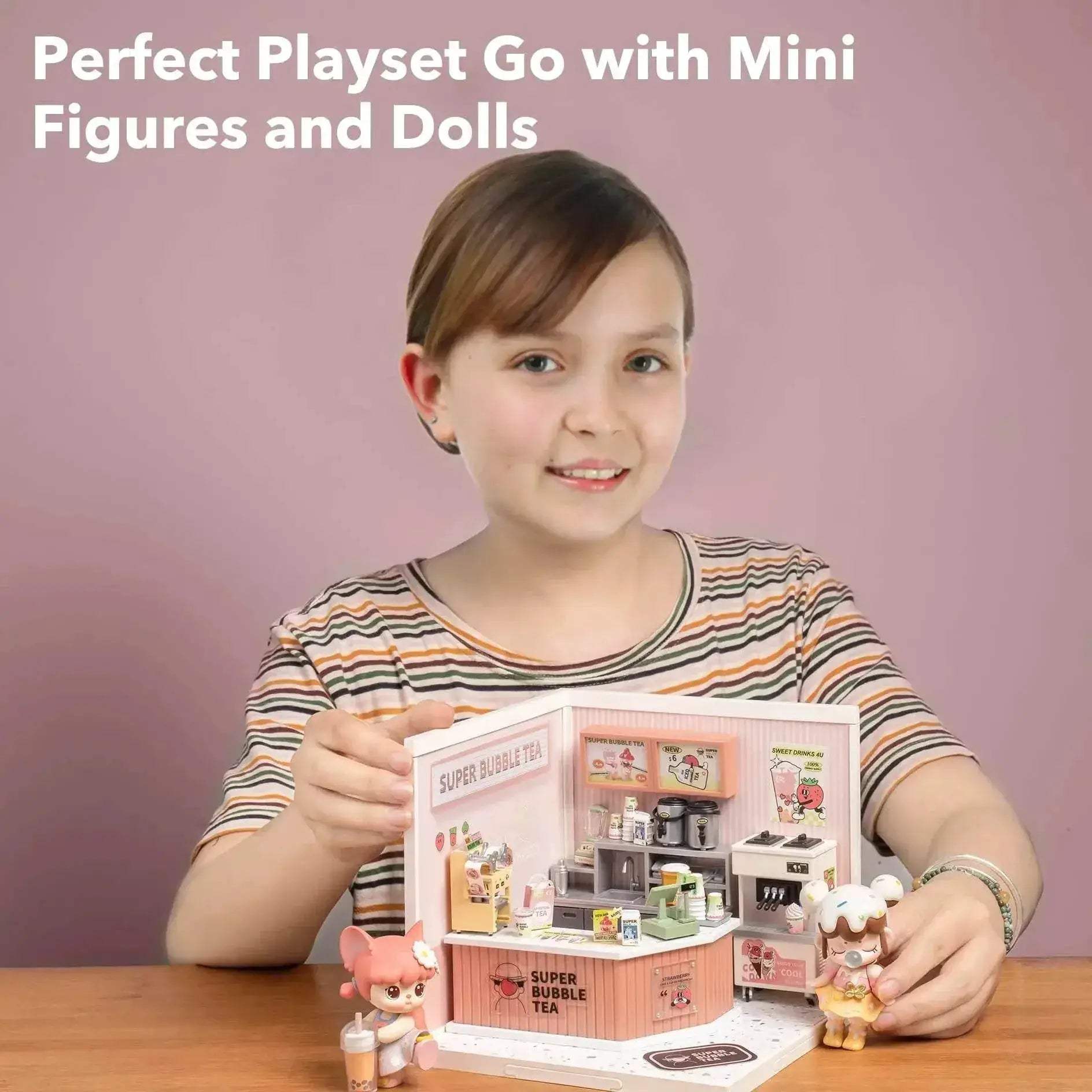Robotime Rolife Super Creat Plastic Building Blocks DIY Miniature House Kit for Kids and Adults 3D Puzzle Fun 3D Puzzle - ToylandEU