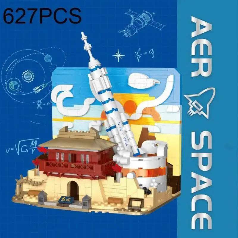 Rocket Launch Center Building Blocks Space Shuttle Assembly Bricks Boys Toys Model Desktop Decoration Christmas Gifts - ToylandEU