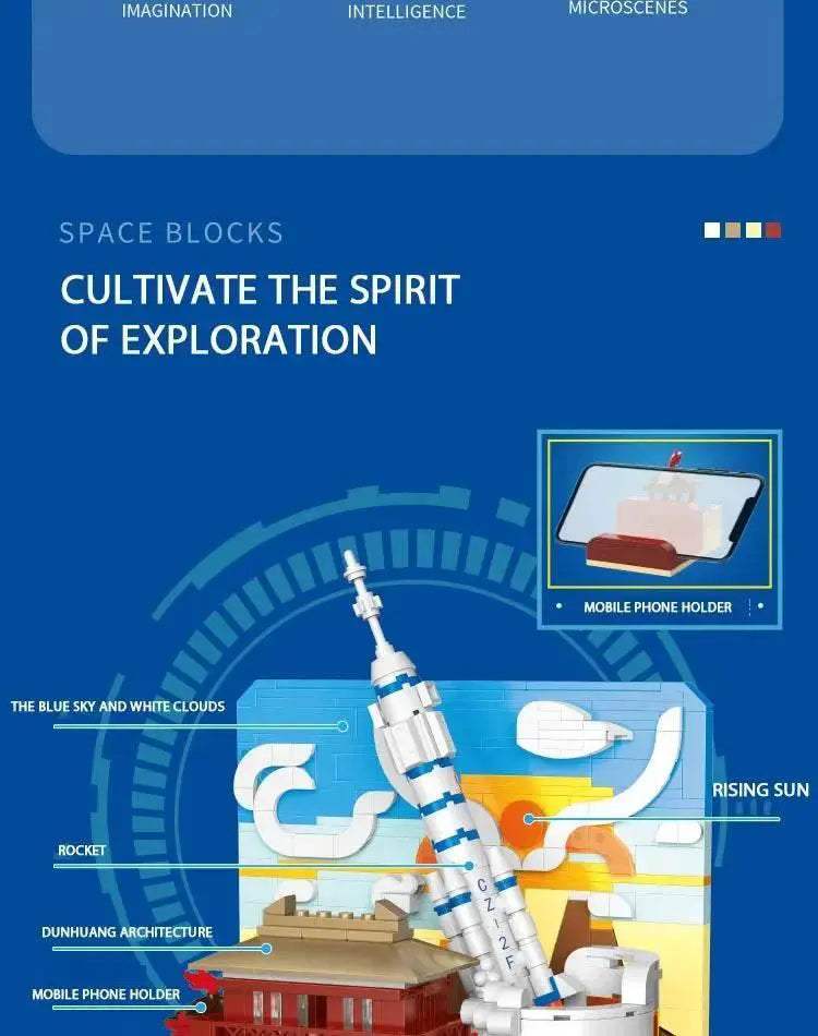 Rocket Launch Center Building Blocks Space Shuttle Assembly Bricks Boys Toys Model Desktop Decoration Christmas Gifts - ToylandEU