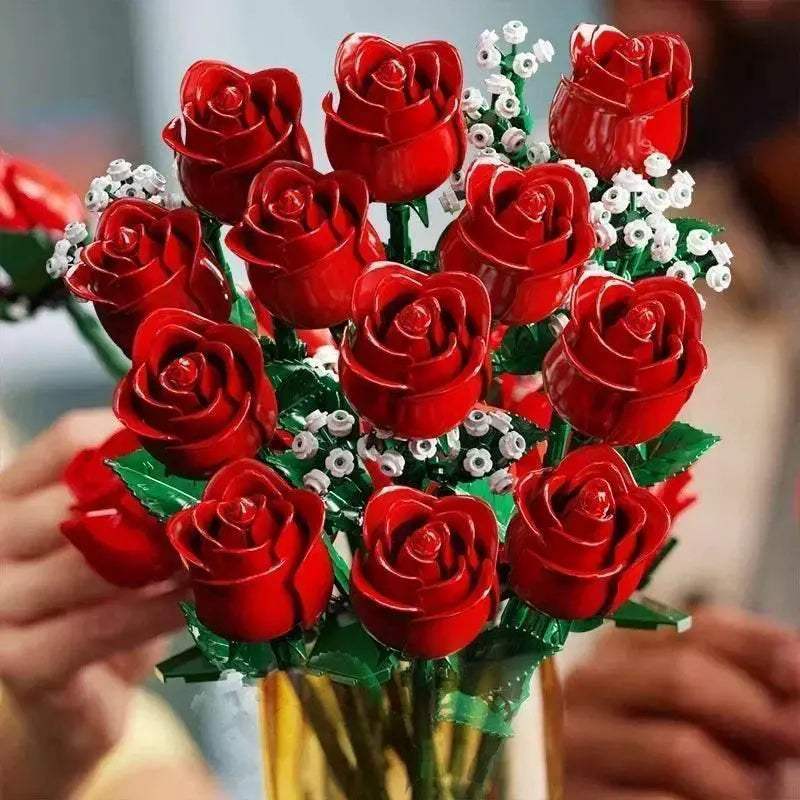  Charmed Romantic Small Blocks Rose Decor Toyland EU -  ToylandEU™