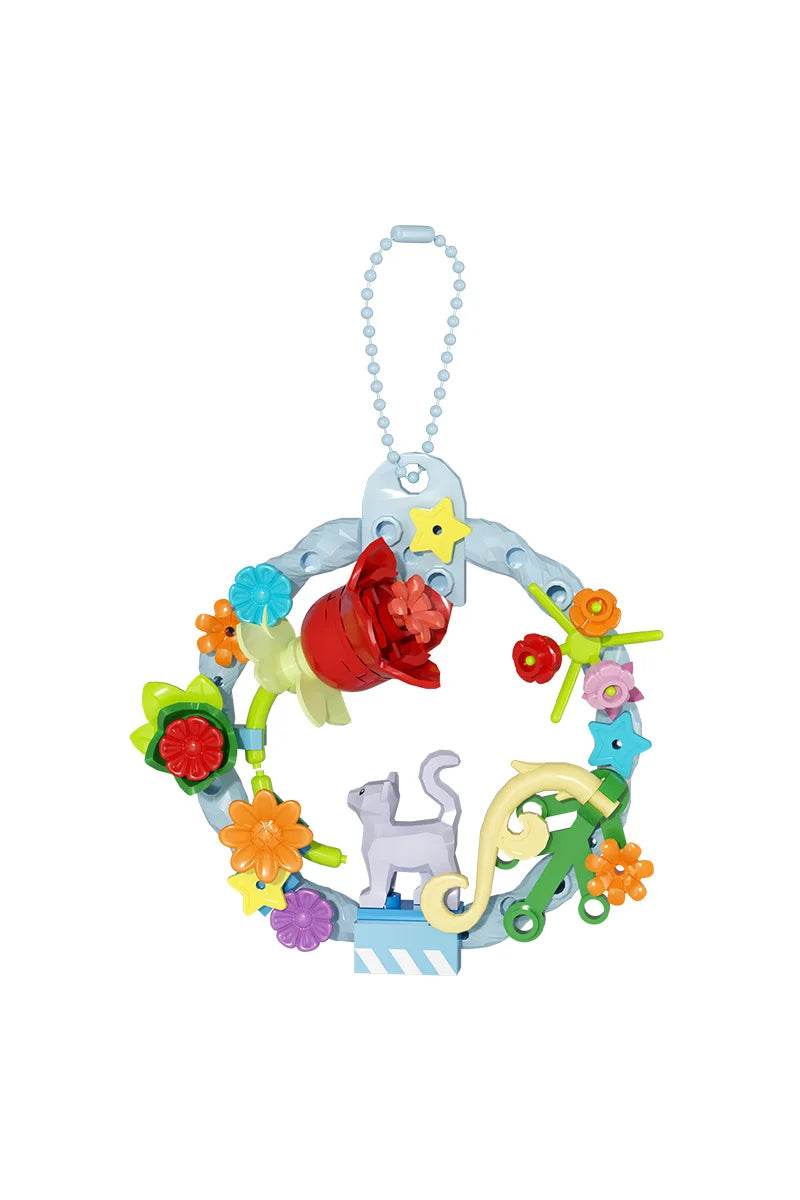 MOC Romantic Garland Building Blocks Set Cupid Rose Sunflower Building Bricks MOC - ToylandEU