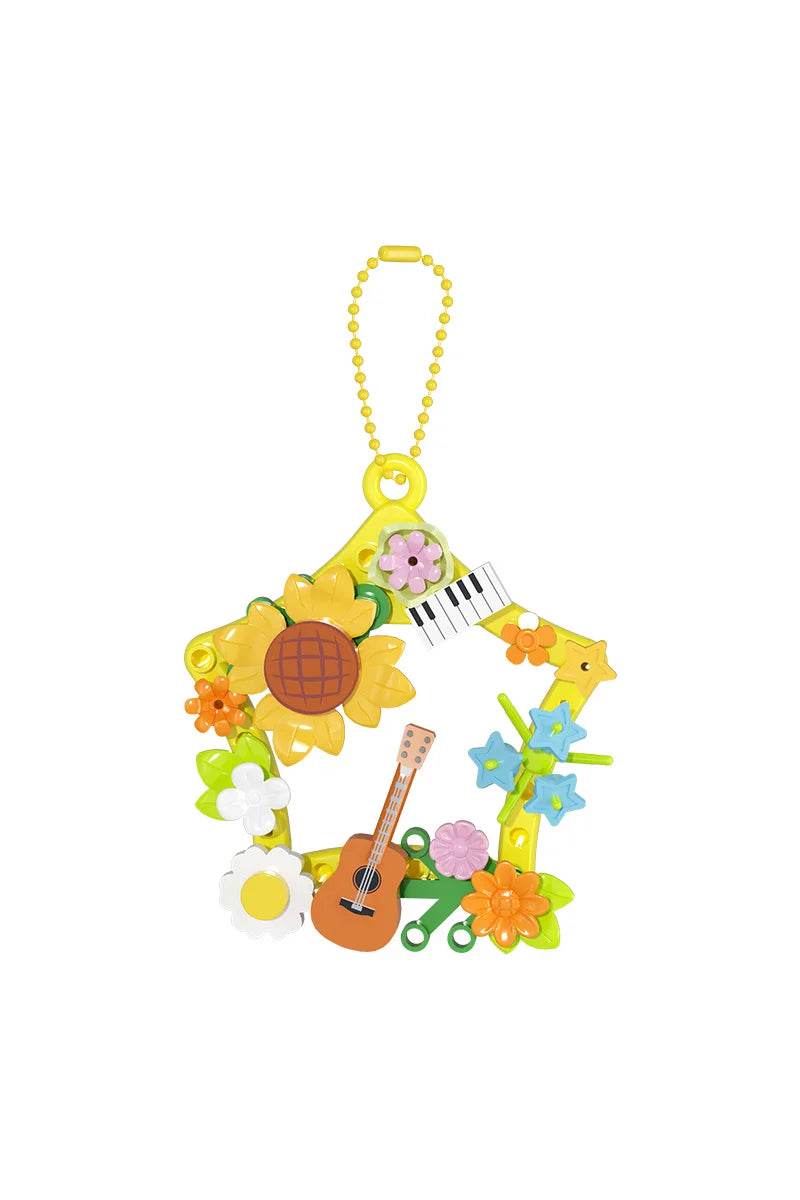 MOC Romantic Garland Building Blocks Set Cupid Rose Sunflower Building Bricks MOC - ToylandEU