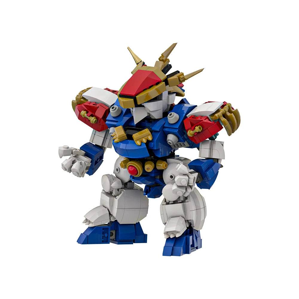 MOC Ryujinmaru Mecha Model Building Blocks RPG Building Bricks MOC Gift - ToylandEU