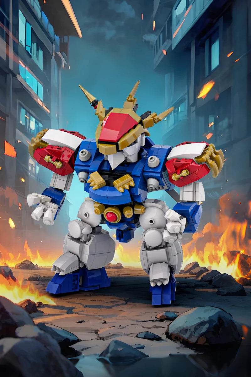 MOC Ryujinmaru Mecha Model Building Blocks RPG Building Bricks MOC Gift - ToylandEU