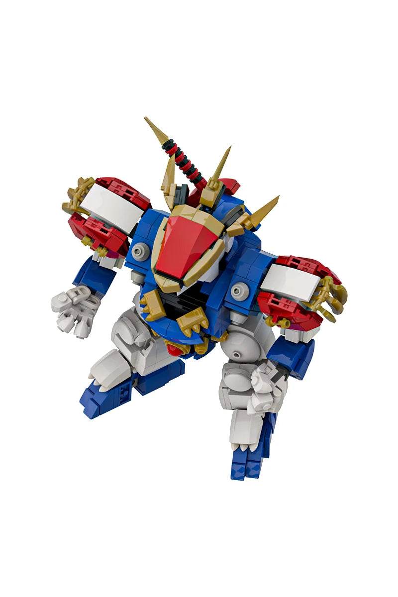 MOC Ryujinmaru Mecha Model Building Blocks RPG Building Bricks MOC Gift - ToylandEU