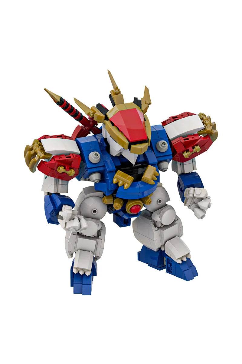 MOC Ryujinmaru Mecha Model Building Blocks RPG Building Bricks MOC Gift - ToylandEU