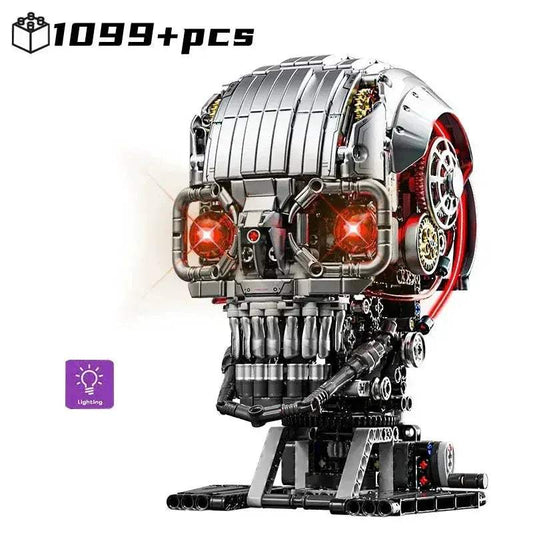  STEM Building Blocks Mechanical Skull Desktop Ornament -  ToylandEU™