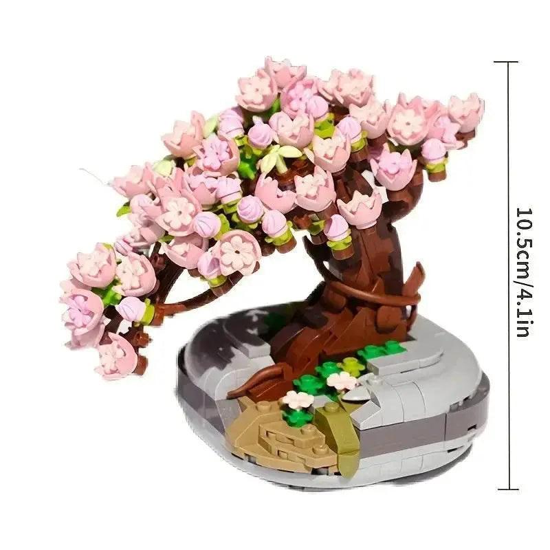  MOC Sakura Potted Bouquet Building Blocks Plant Bonsai Model Toys -  ToylandEU™