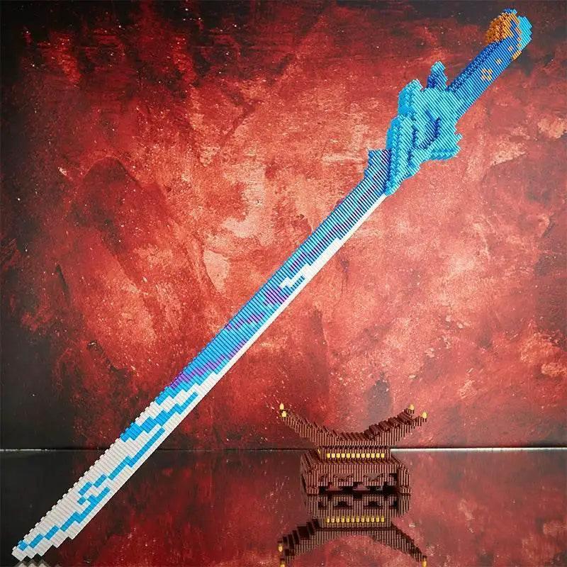  MOC Samurai Sword Building Blocks Anime Ninja Weapon Model Assembly Bricks Boys Toy Idea -  ToylandEU™