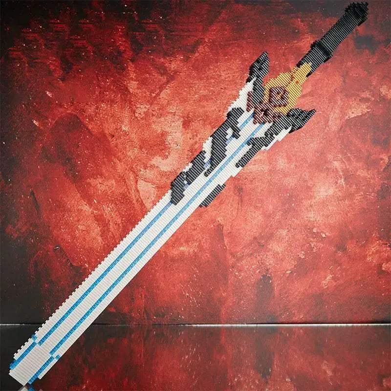 Samurai Sword Building Blocks Anime Ninja Weapon Model Assembly Bricks Boys Toy Idea - ToylandEU