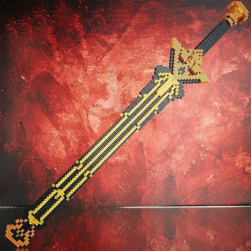 Samurai Sword Building Blocks Anime Ninja Weapon Model Assembly Bricks Boys Toy Idea - ToylandEU