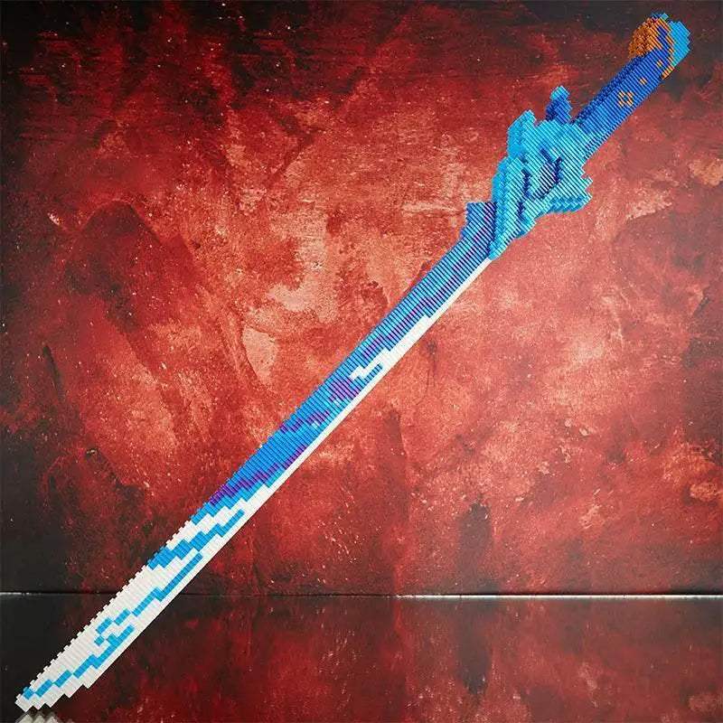 Samurai Sword Building Blocks Anime Ninja Weapon Model Assembly Bricks Boys Toy Idea - ToylandEU