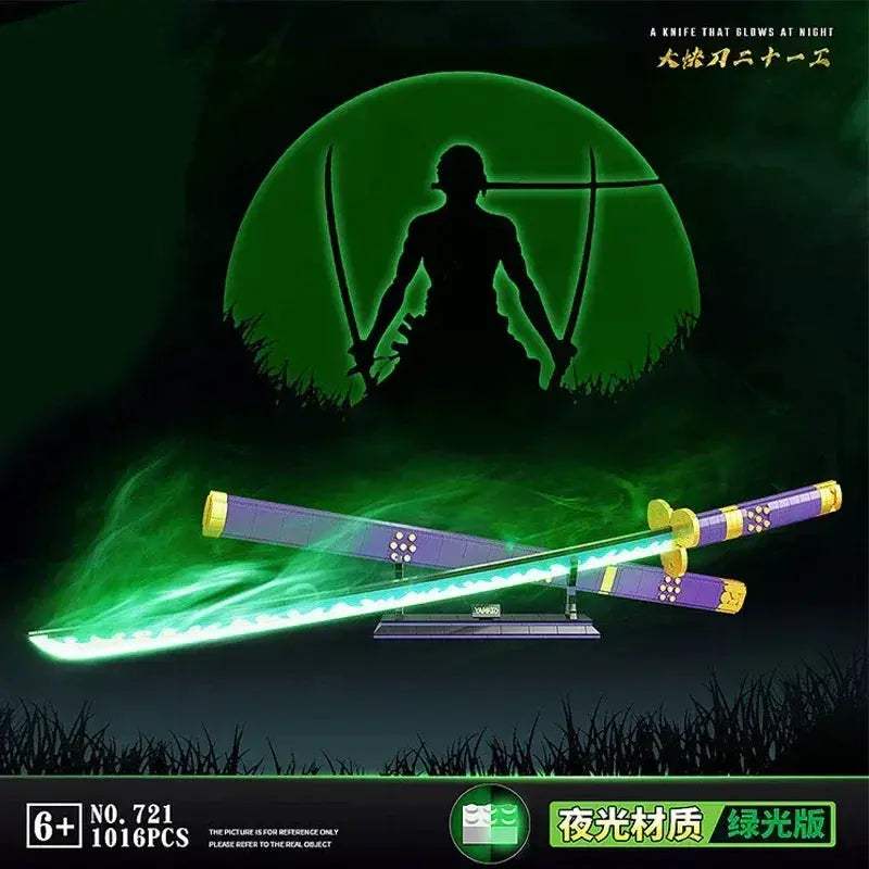 Samurai Sword Building Blocks Kit for Collectors and Adults - ToylandEU