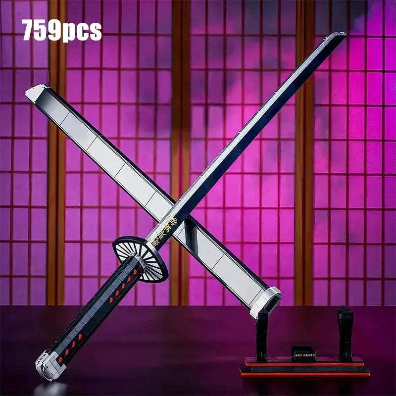 Samurai Sword Building Blocks Kit for Collectors and Adults - ToylandEU