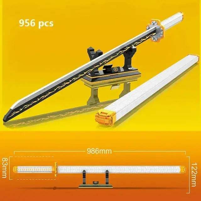 Samurai Sword Building Blocks Kit for Collectors and Adults - ToylandEU