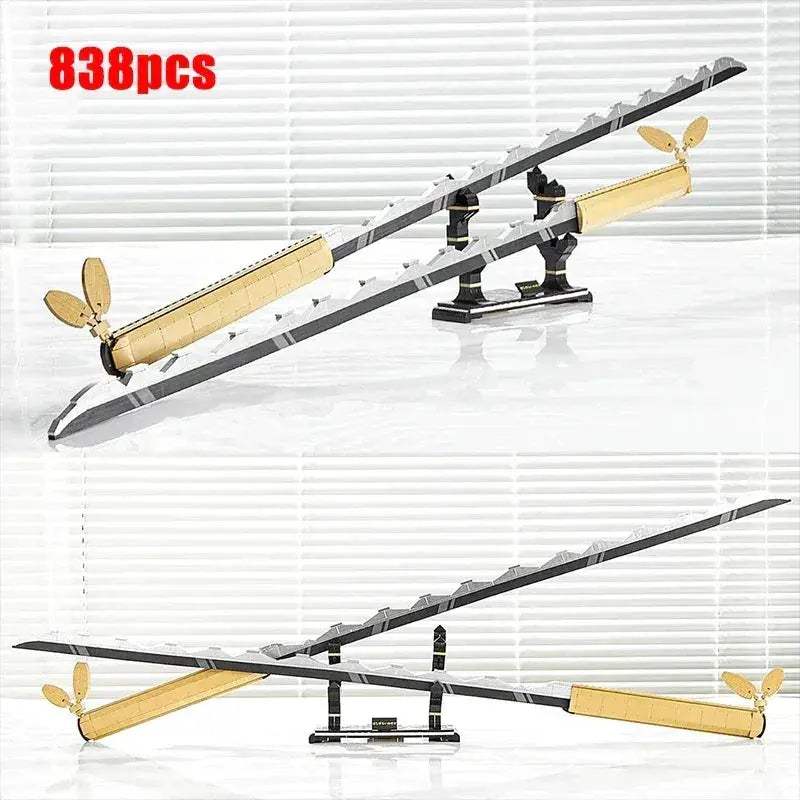 Samurai Sword Building Blocks Kit for Collectors and Adults - ToylandEU