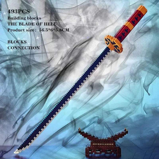  MOC Samurai Sword Building Blocks Ninja Blade Katana Toys for Adults -  ToylandEU™