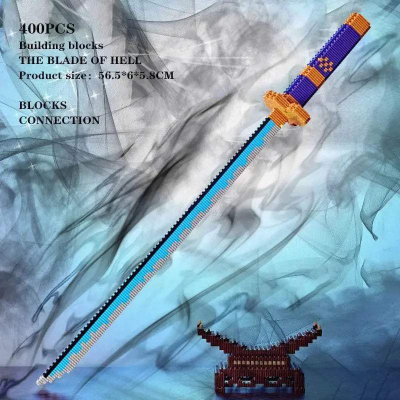 Samurai Sword Building Blocks Ninja Blade Katana Toys for Adults - ToylandEU