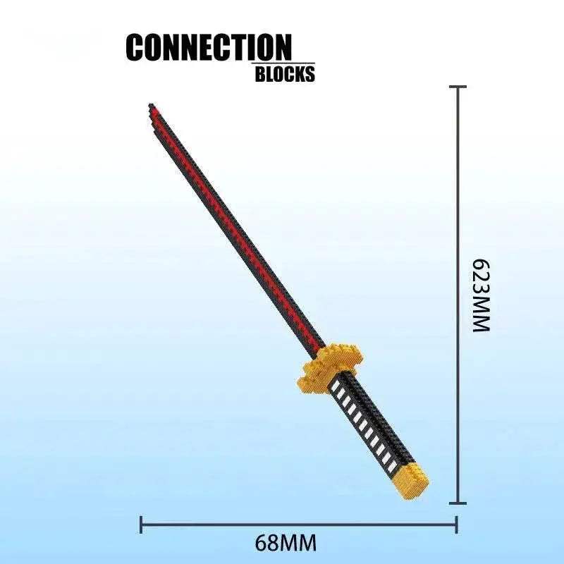 Samurai Sword Building Blocks Ninja Blade Katana Toys for Adults - ToylandEU
