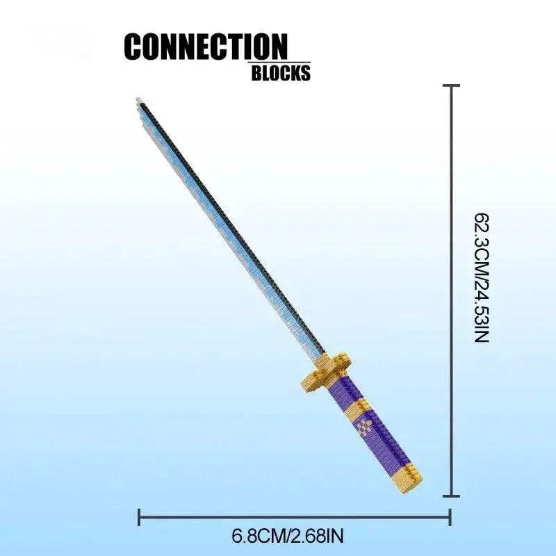 Samurai Sword Building Blocks Ninja Blade Katana Toys for Adults - ToylandEU