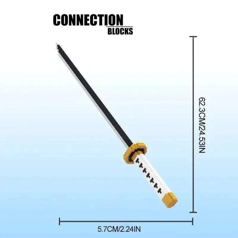 Samurai Sword Building Blocks Ninja Blade Katana Toys for Adults - ToylandEU