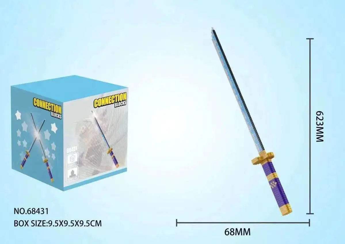 Samurai Sword Building Blocks Ninja Blade Katana Toys for Adults - ToylandEU