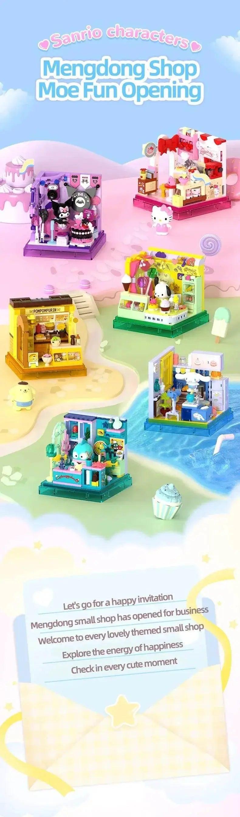  MOC Sanrio Building Blocks Hellokitty Kuromi Bakery Ocean Restaurant -  ToylandEU™