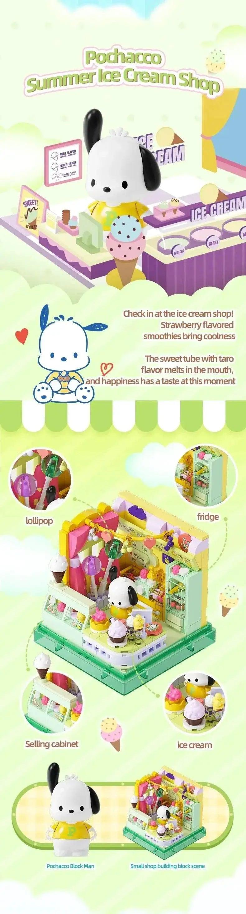  MOC Sanrio Building Blocks Hellokitty Kuromi Bakery Ocean Restaurant -  ToylandEU™