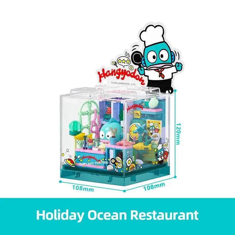  MOC Sanrio Building Blocks Hellokitty Kuromi Bakery Ocean Restaurant -  ToylandEU™