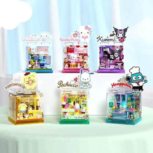  MOC Sanrio Building Blocks Hellokitty Kuromi Bakery Ocean Restaurant -  ToylandEU™