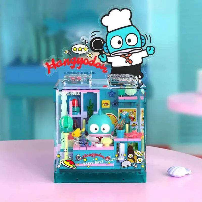 Sanrio Building Blocks Hellokitty Kuromi Bakery Ocean Restaurant - ToylandEU