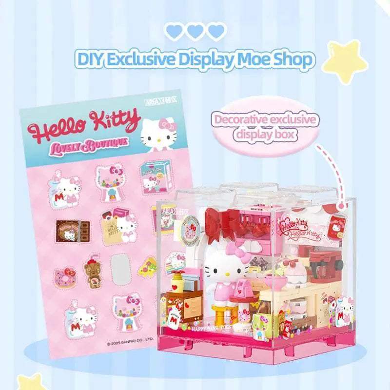 Sanrio Building Blocks Hellokitty Kuromi Bakery Ocean Restaurant - ToylandEU